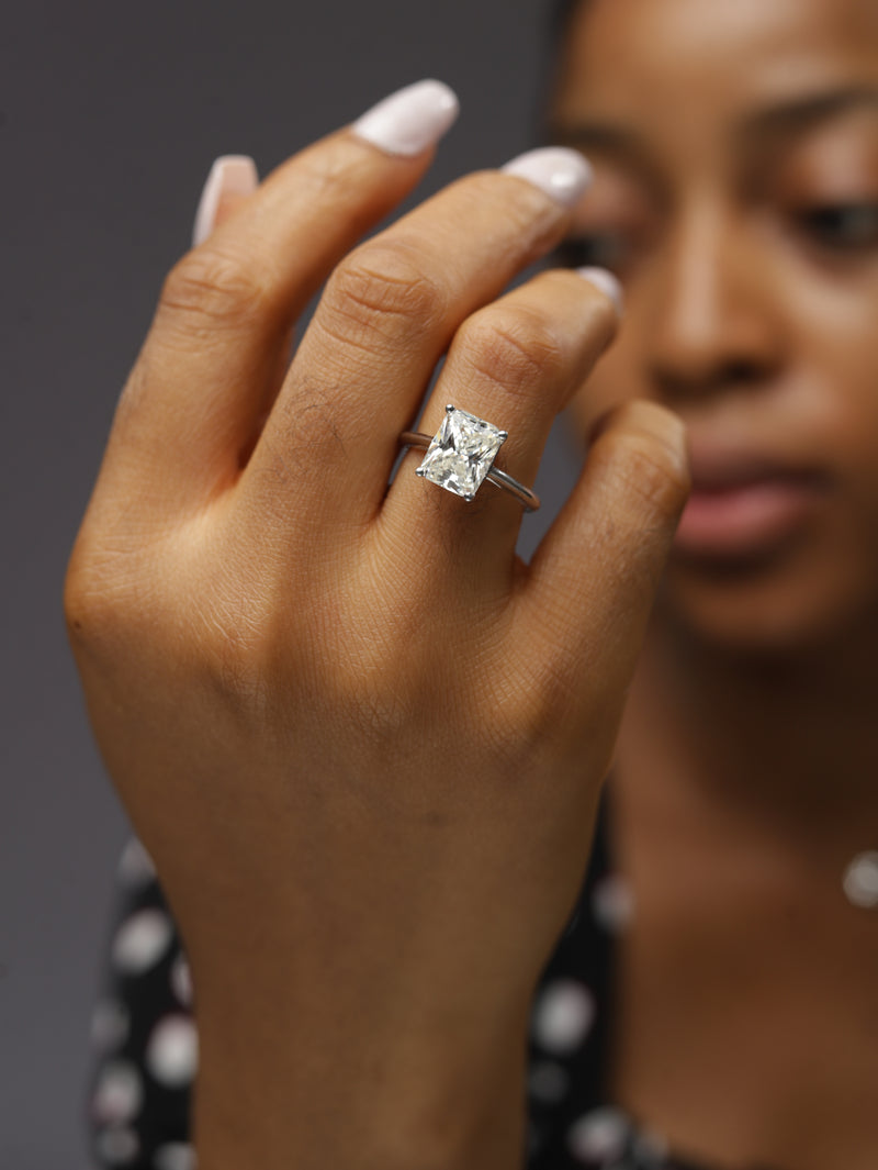 Sterling Silver Engagement Ring -10AS33