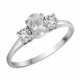STERLING SILVER ENGAGEMENT RING