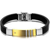 Mens Silicone bangle bracelets - 01BR44