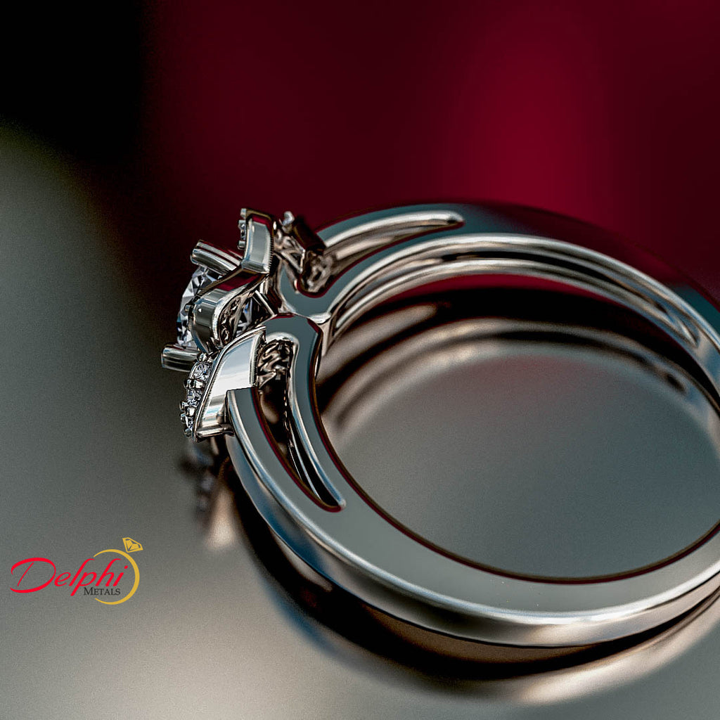 0.72ct Brilliant Diamond Gold Engagement Ring - 03US16