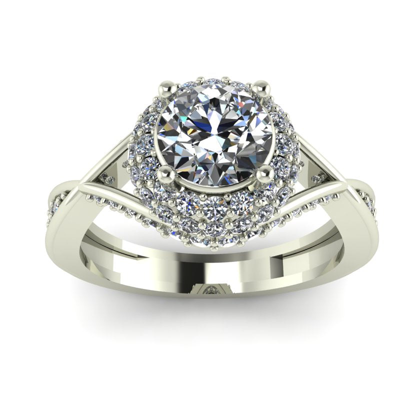 1.49ct Brilliant Cut Diamond Gold Engagement Ring - 03US33