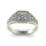 0.63ct Round Diamond Gold Engagement Ring - 03US63