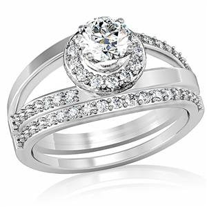 STERLING SILVER BRIDAL SET