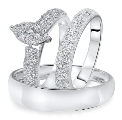 2/3 CT. T.W. Diamond Wedding Set - 04RG02
