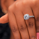 Sterling Silver Engagement Ring - 06AS86