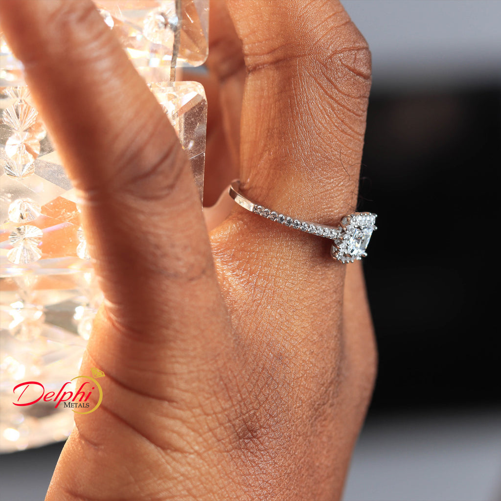 Sterling Silver Engagement Ring - 06AS94