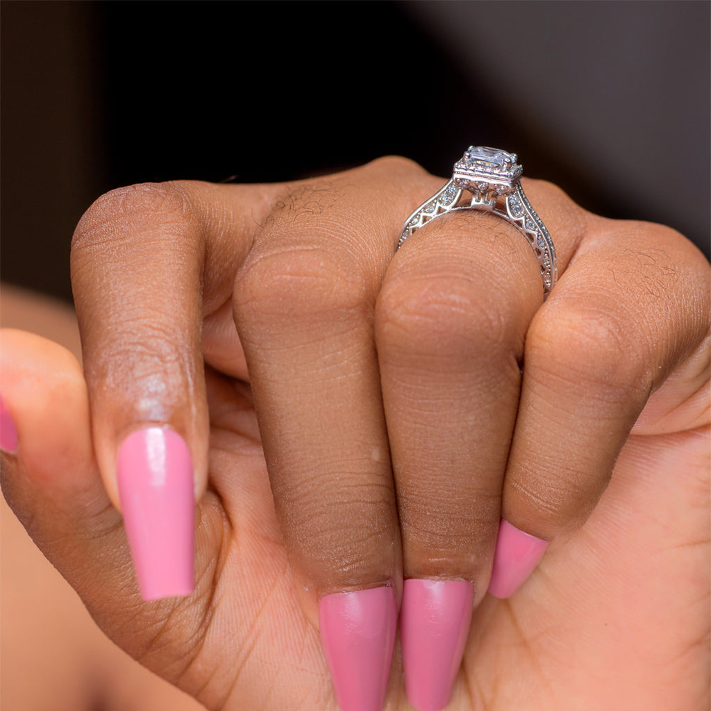 Sterling Silver Engagement Ring - 06AS99