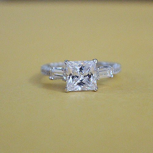 Sterling Silver Engagement Ring - 08AB73