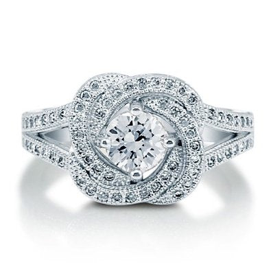 STERLING SILVER ENGAGEMENT RING