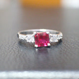 Ruby Engagement Ring - 10AB71