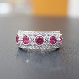 Ruby Engagement Ring - 10AB87