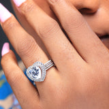 Sterling Silver Engagement Ring - 10AS04