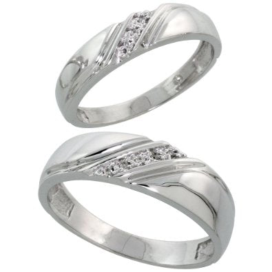 STERLING SILVER/DIAMOND BAND