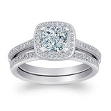 STERLING SILVER BRIDAL SET