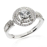 STERLING SILVER ENGAGEMENT RING