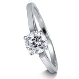 STERLING SILVER ENGAGEMENT RING