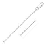 Sterling Silver Rhodium Plated Round Cable Chain 1.8mm-rx48600-16
