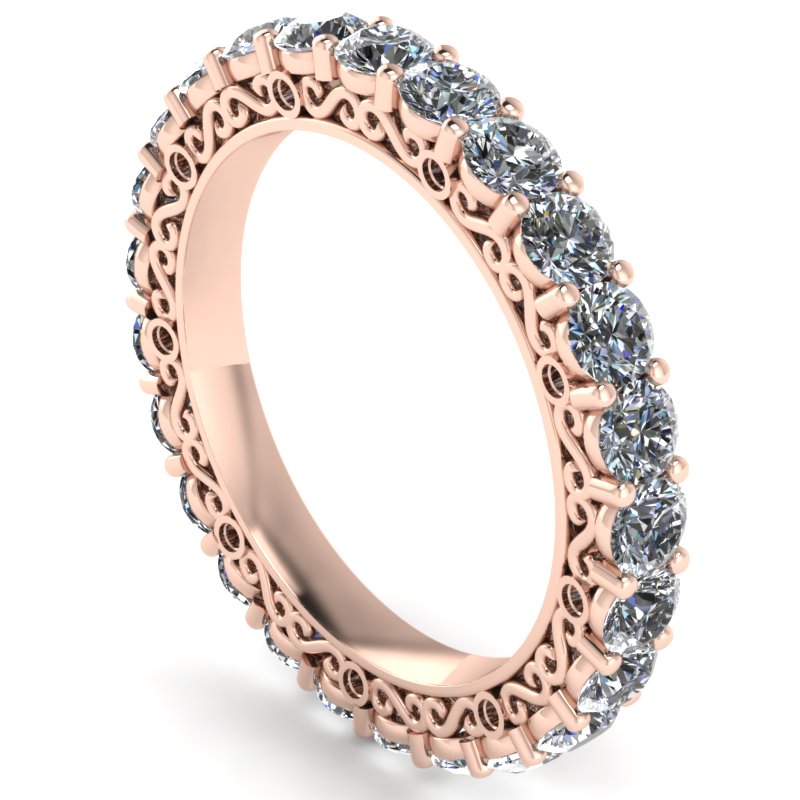 2.28ct Eternity Gold Wedding Band - 05US04