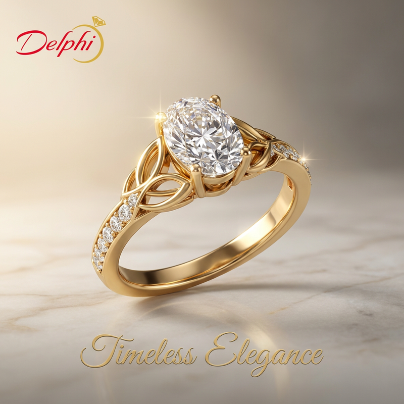 The Verdant Heirloom: Ivy Whisper Oval - 01VG02