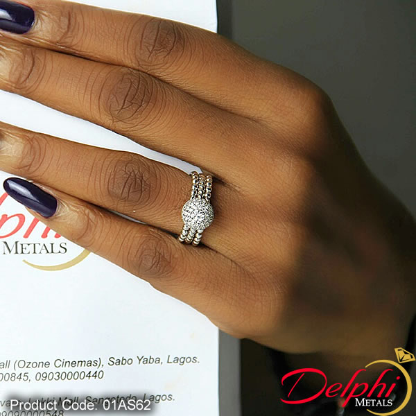 Sterling Silver Bridal Set - 01AS62