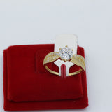 Gold Engagement Ring - 01CG11
