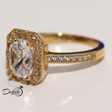 Gold Engagement Ring - 01CG28