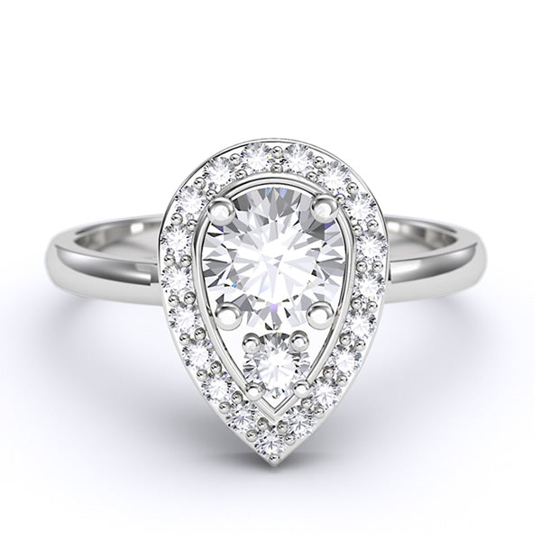 Gold Engagement Ring - 01AD05