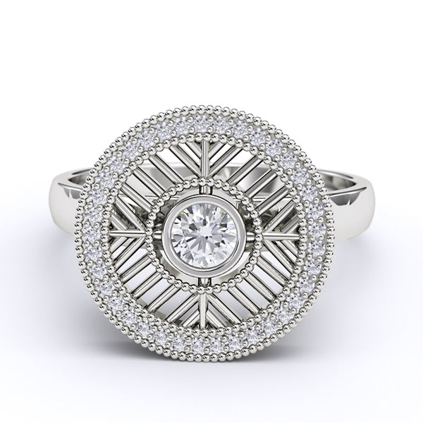 Gold Engagement/Fashion Ring  - 01AD06