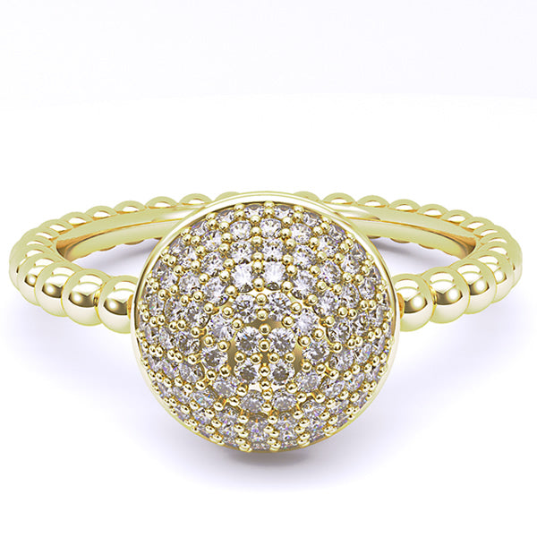 Gold Engagement Ring - 01AD46