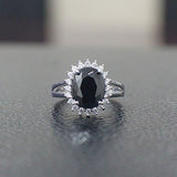 Sterling Silver Engagement Ring - 01AS25