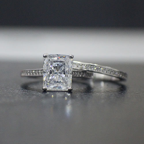 Sterling Silver Bridal Set - 01AS27