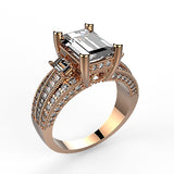 Gold Engagement Ring - 10GG61