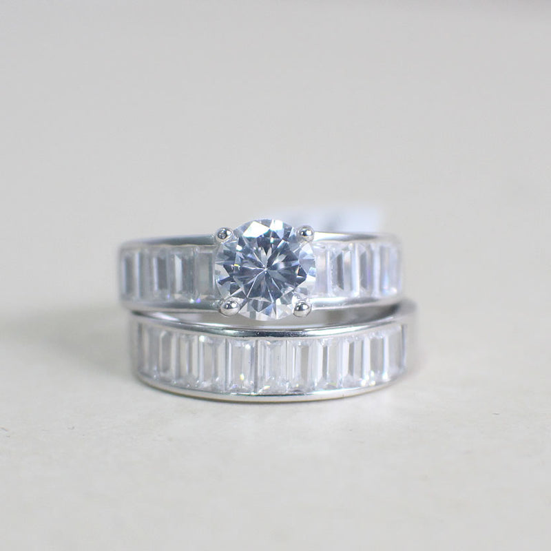 Sterling Silver Bridal Set - 01AS46