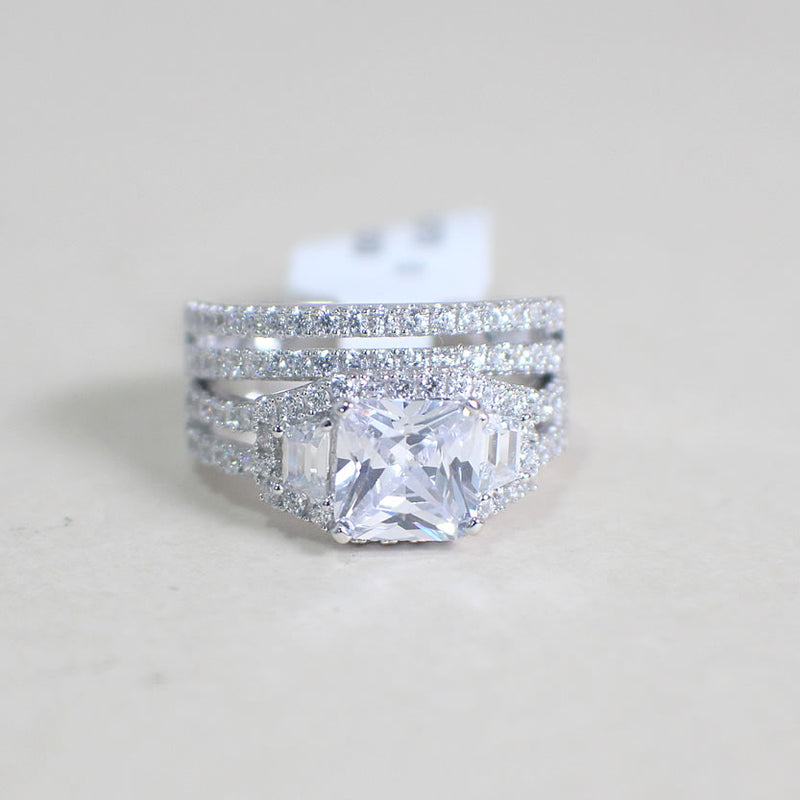 Sterling Silver Bridal Set - 01AS70