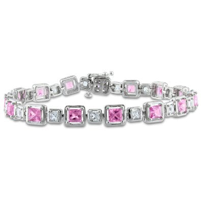 Sterling Silver Gemstone Bracelet - 01BR31