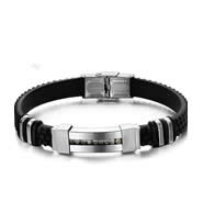 Mens Silicone bangle bracelets - 01BR38