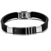 Mens Silicone bangle bracelets - 01BR42