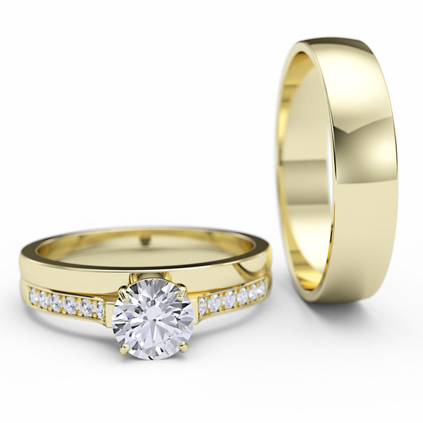 Zara Collection - Complete Gold Wedding Set - 01BS01