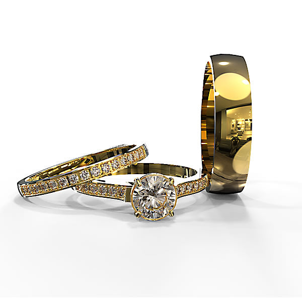 Zara Collection - Complete Gold Wedding Set - 01BS02