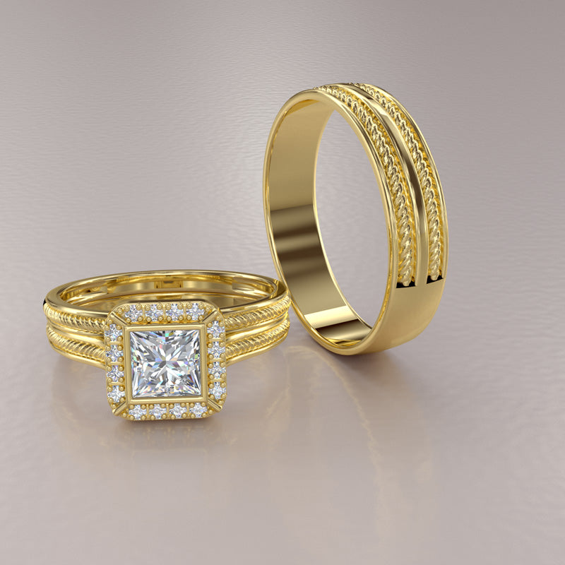 Zara Collection - Complete Gold Wedding Set - 01BS03