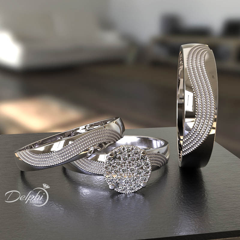 Zara Collection - Complete Wedding Trio Set - 01BS06