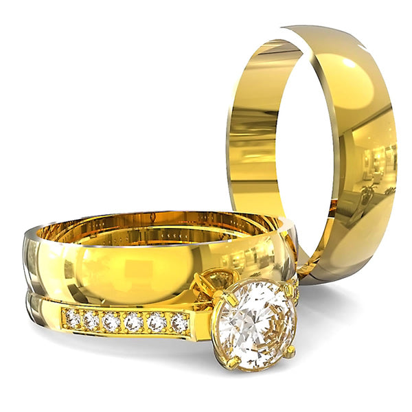 Zara Collection - Complete Gold Wedding Set - 01BS08