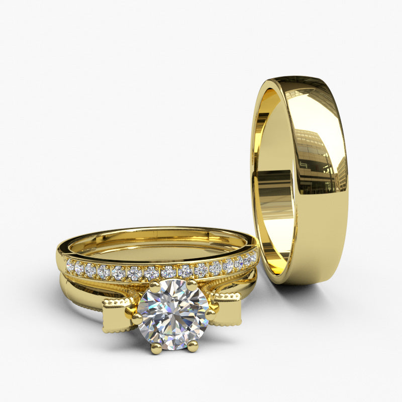 Zara Collection - Complete Gold Wedding Set - 01BS09