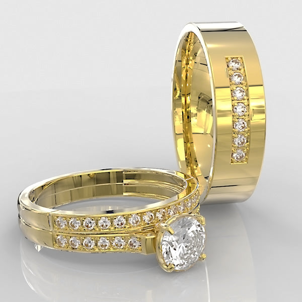 Zara Collection - Complete Gold Wedding Set - 01BS10