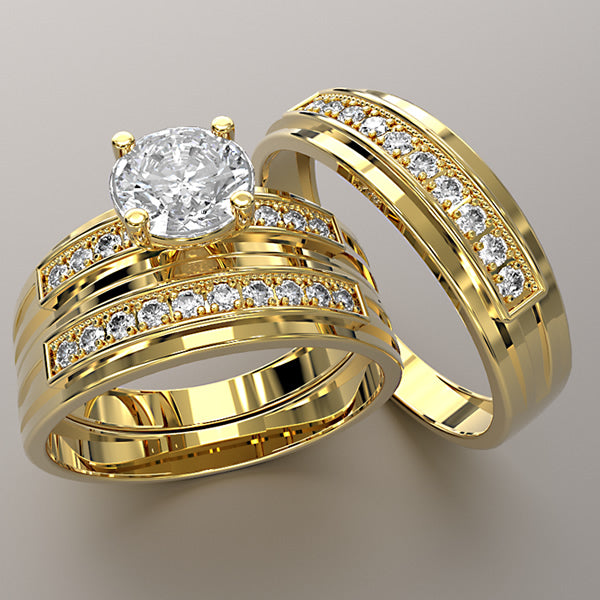 Zara Collection - Complete Gold Wedding Set - 01BS16