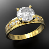 Zara Collection - Gold Engagement Ring - 01BS18