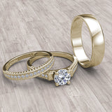 Zara Collection - Complete Gold Wedding Set - 01BS25