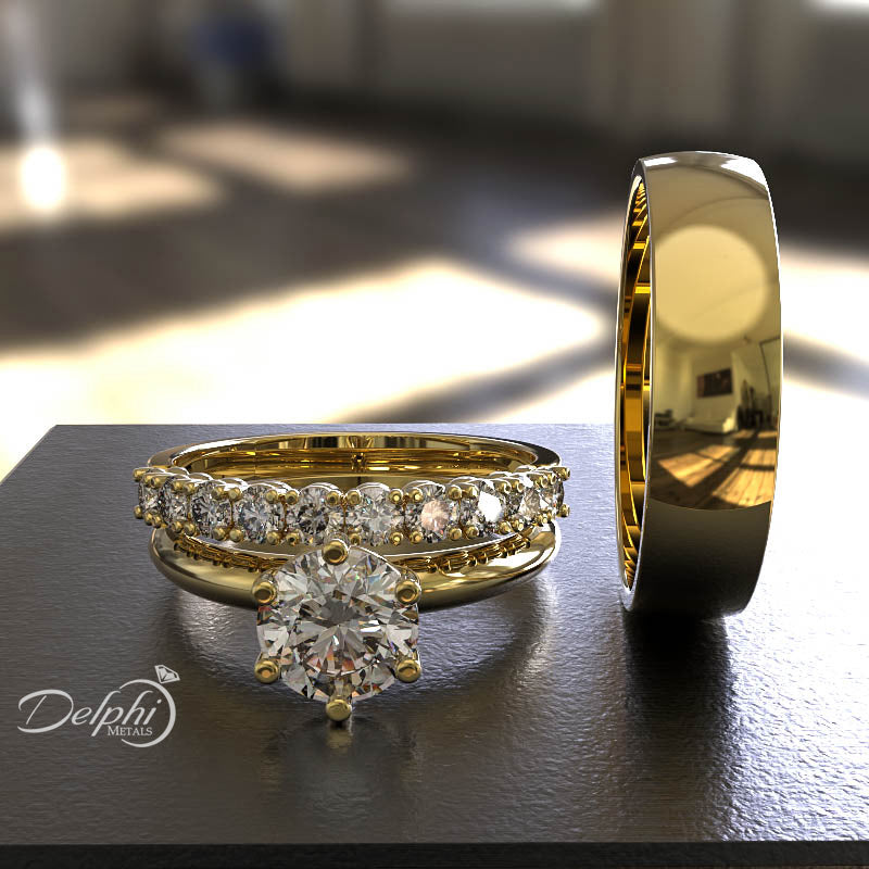 Zara Collection - Gold Complete Wedding Set - 01BS27