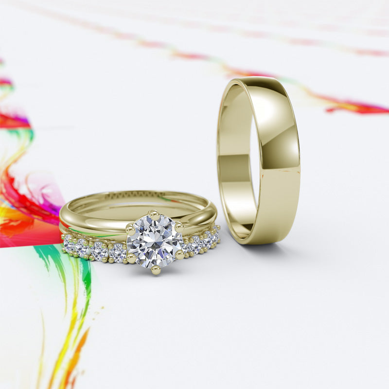 Zara Collection - Gold Complete Wedding Set - 01BS27