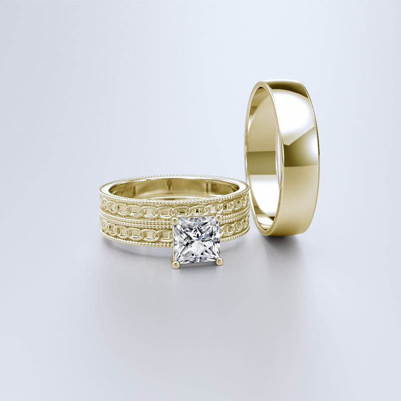 Zara Collection - Gold Complete Wedding Set - 01BS33